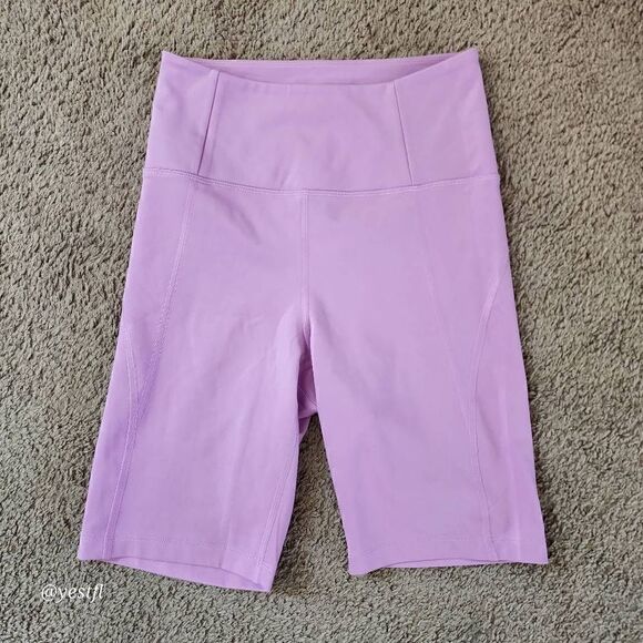 Girlfriend Collective pink biking shorts S - Picture 2 of 5